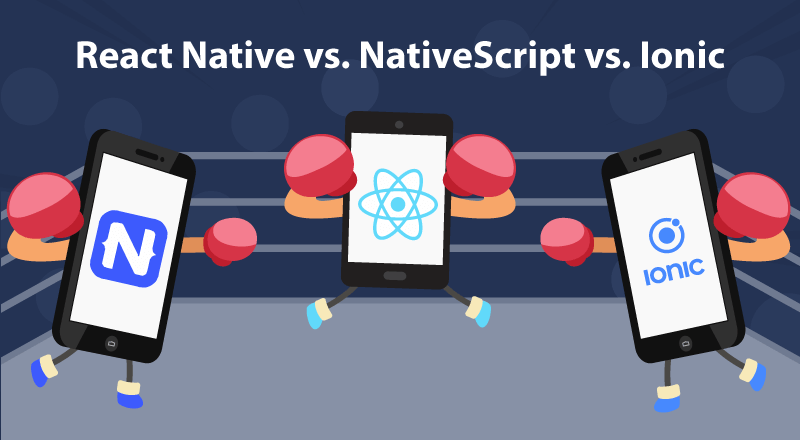 React Native Vs Nativescript Vs Ionic App Development Comparison Is Here