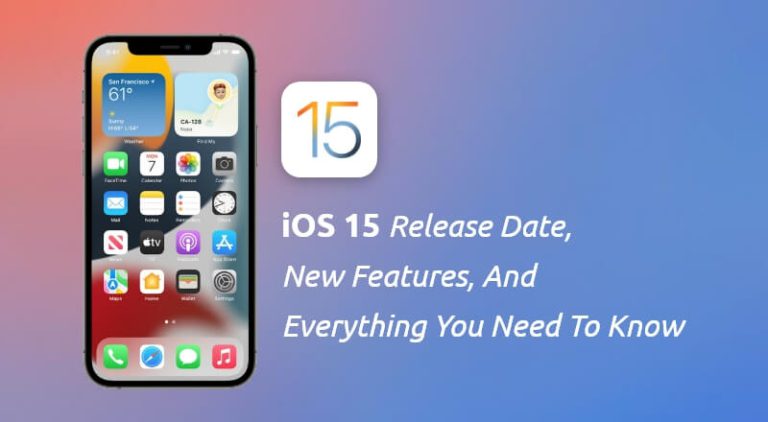 apple ios 15 release
