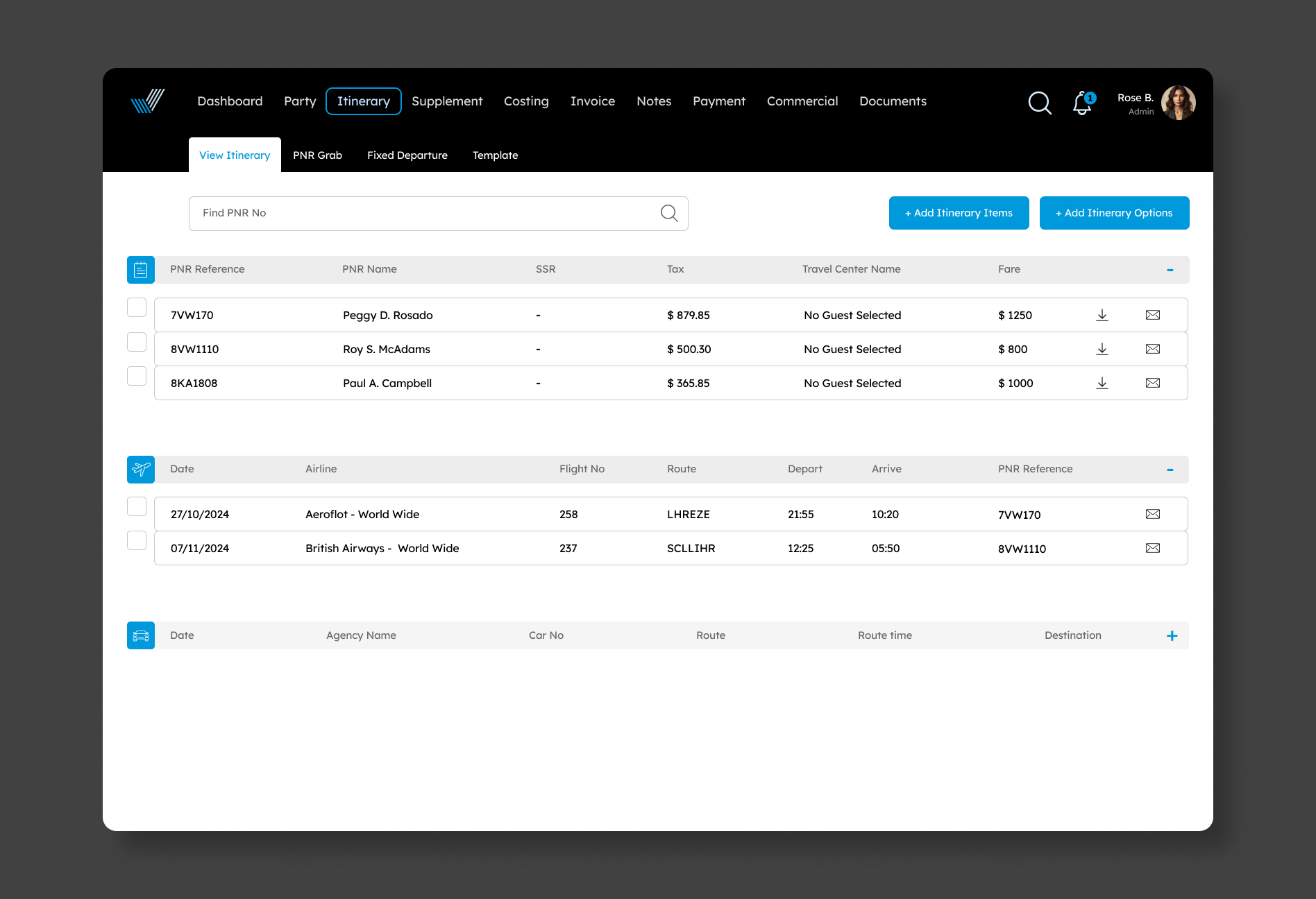 API Integration for a Travel Agency