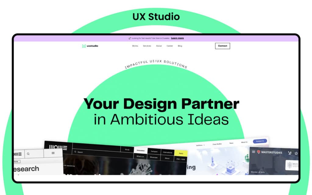 UX Studio: UI/UX Design and Research Agency