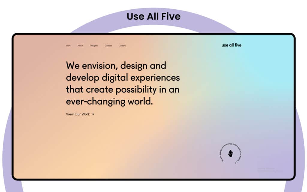 Use All Five | Digital Design Agency & Website Design