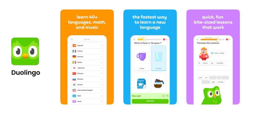 Duolingo native app