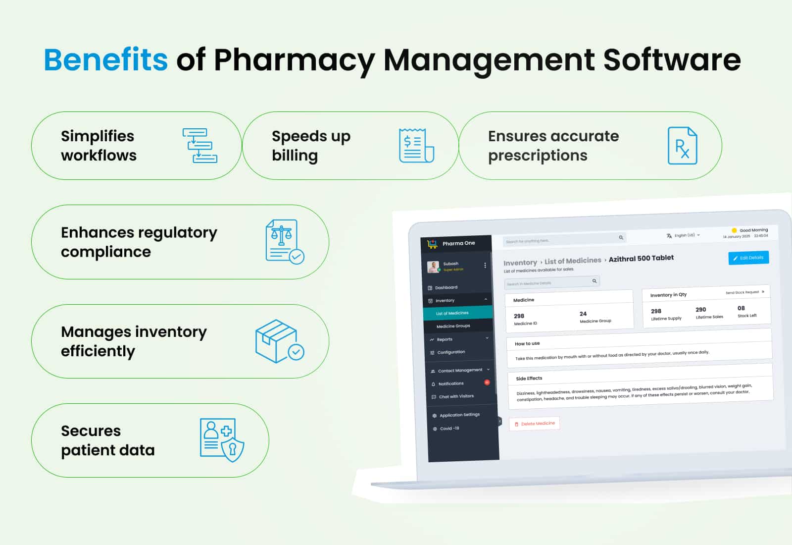 Pharmacy Management Software Benefits