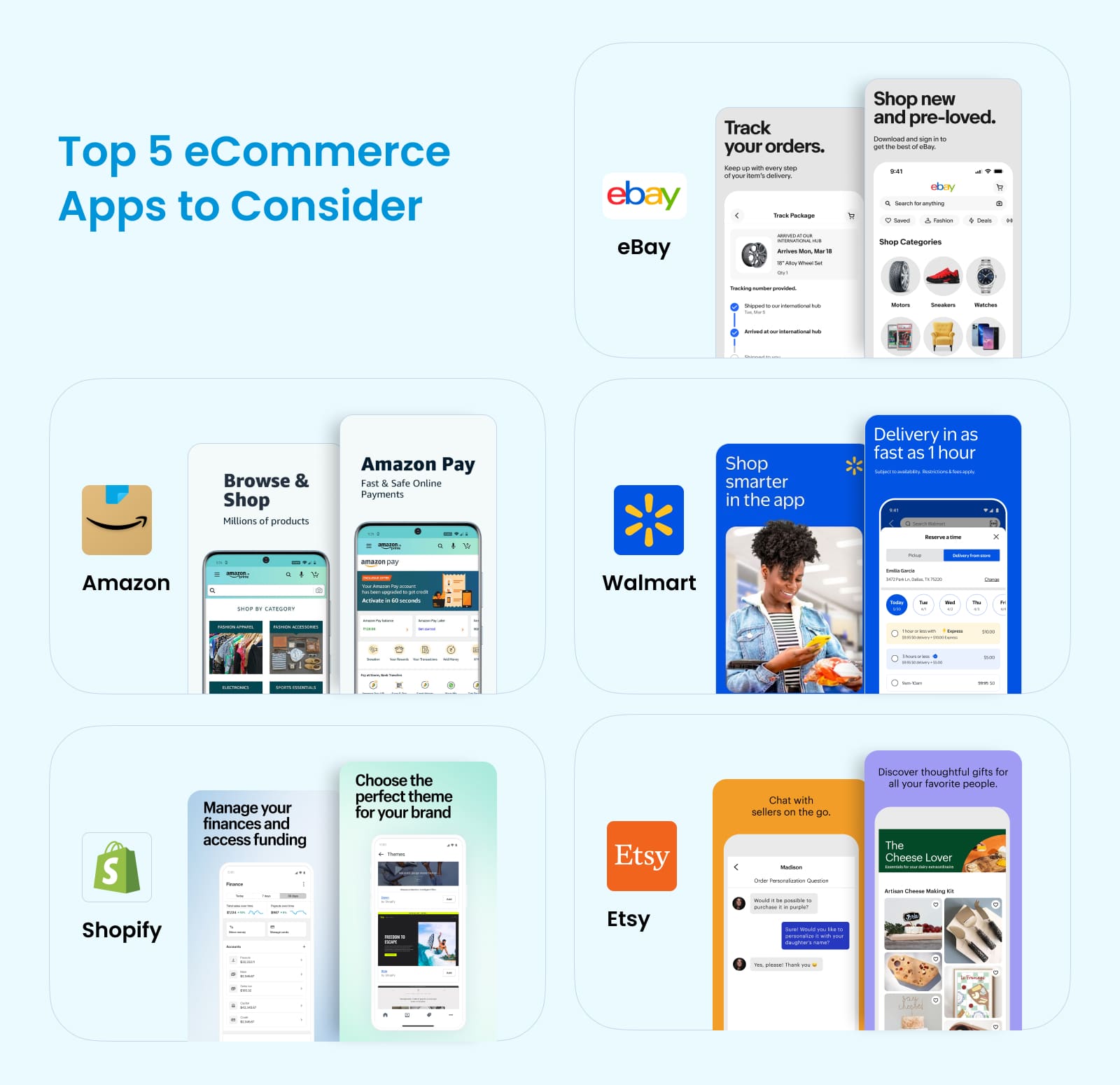 eCommerce App Examples